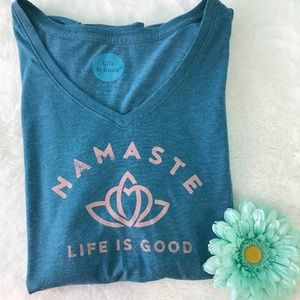 Life Is Good Tops - Life is Good Namaste Top Life Is Good Tops - Life is Good Namaste Top